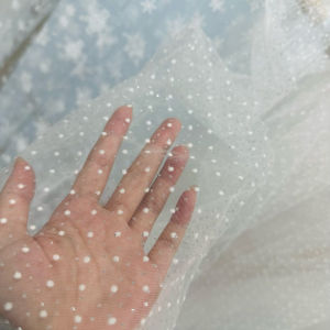 Vải Lưới Tuyết Mùa Đông Vải Trang Trí Chụp Ảnh Vải Trang Phục Váy Vải Màn Cửa Sổ Vải Cưới Vải Lưới DIY Cho Trẻ Em