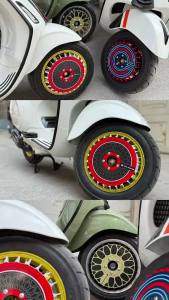 for VESPA Sprint Primavera 150 s125 GTS 300 Wheeldop Wildop Rim Cover for 12 Inches