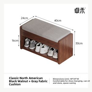 ZHUOHE | Sitting and Storage Entry Shoe Bench