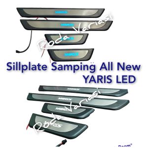 Sillplate Samping Injakan Pintu Samping Mobil Toyota All New Yaris 2014-2021 LED Import