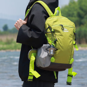 กระเป๋าเป้เดินป่ากลางแจ้งแบบใหม่ สำหรับผู้หญิงและผู้ชาย กระเป๋าสำหรับตั้งแคมป์และปีนเขา น้ำหนักเบา กระเป๋าเป้ปั่นจักรยาน ทำจากไนลอน