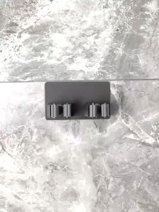 【SG】304 Stainless Steel Mop Holder Hook Self-Adhesive Wall Mounted Mop Organizer Toilet Mop Holder No Punching Broom Hanger Mop Storage Clamp