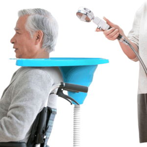 Shampoo Basin for Pregnant Women Elderly Head up Shampoo Lying in Bed Thickened Folding Sitting Confinement Waist-Free Shampoo Artifact