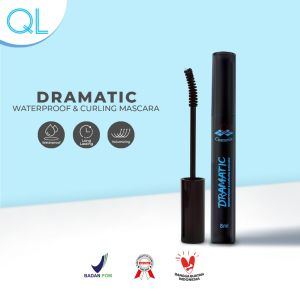 QL Cosmetic Dramatic  Waterproof Curling Mascara 8ml Black Original