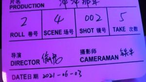 Acrylic Film Clapperboard Plastic Movie Clapper Cutting Action Scene Caliper Board