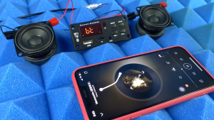 NEW COD 2 PCS Speaker Pintu Mobil Bass 3 Inch Full Range HiFi 8 Ohm 15W Dual Magnet Loudspeaker AL1D