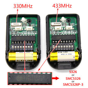 8 Dip Switch Auto Gate Remote Control SMC5326 5326 330mhz 433mhz Transmitter Keyfob Garage Door Opener Malaysia