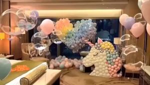 ลูกโป่งบับเบิ้ลใส ขนาด 12202436 นิ้ว bobo balloon ลูกโป่ง PVC บับเบิ้ล(1ใบ)