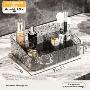 Luxurious Transparent Dust-Proof Cosmetic Organizer