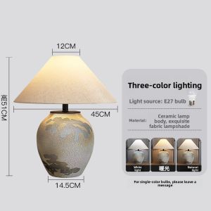 Abotu | Wabi-sabi Style Ceramic Table Lamp