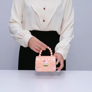 Mr. Classy Dolly Cute Cartoon Jelly Mini Pearl Bag Girls Silicone Coin Purse