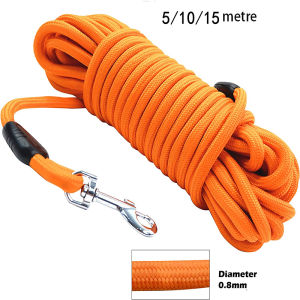 5M/10M/15M Heavy Duty Nylon Dog Leash - Ideal for Recall & Agility Training Tailored Suitable for Medium to Large Dogs