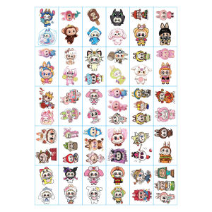 Miếng Dán Hình Xăm Labubu Lâu Trôi Có Thể Giặt Được Chống Thấm Nước Miếng Dán Hình Hoa Tay Hoạt Hình Dành Cho Học Sinh