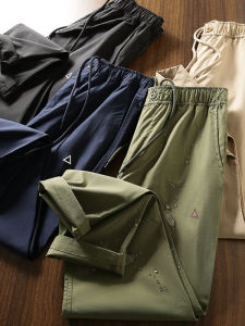 Quần Dài Nam Ống Đứng Co Giãn Lưng Ngoài Trời Chống Thấm Nước Mùa Xuân Hè Mới Quần Dài Thường Ngày Thời Trang Thành Thị