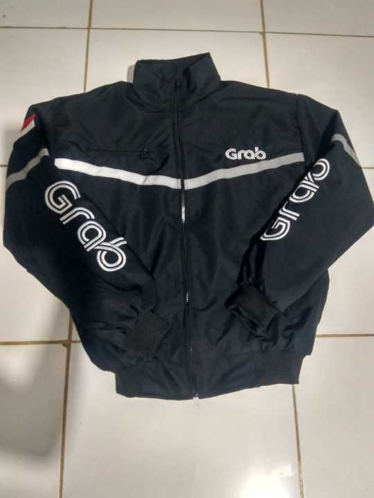 jaket grab hitam versi baru