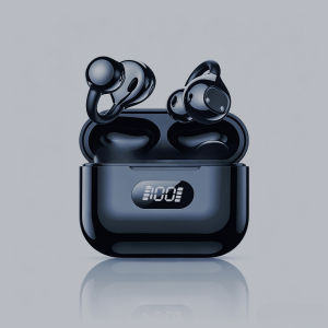 Ear Clip Style Open Ear Wireless Bluetooth Earbuds Stereo Audio Clear HD Calls Touch Controlled Portable Headphones for Sports