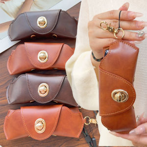 เคสใส่แว่นกันแดดหนังแฟชั่นเข้ากับทุกชุดซองแว่นตาแขวนแบบพกพาได้