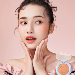 Carslan Dazzling Rouge Face Natural Blush Pink Cheek Blusher Highlight Contour Face Makeup