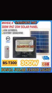 BOSCA Solar Flood Light Led Outdoor Flood Lights Street Lamp BS-T300 300W IP67 Solar Panel 25W/6V Waterproof With Remote