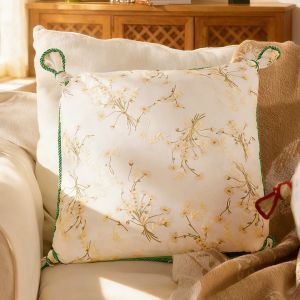 Lace Border Decorative Chair Back Cover