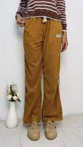 DEEM Womens Side Stripe Corduroy Pants Casual Pants Long Trousers