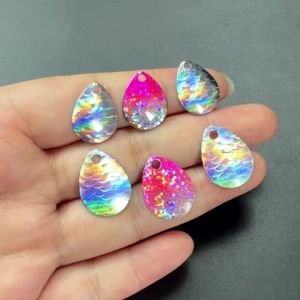 Bộ 9 Lưỡi Câu Cá Phản Quang Topranc 2 Kích Cỡ Dạng Giọt Nước Dùng Cho Mồi Câu Spinnerbait Tự Chế Đồ Câu Phù Hợp Mọi Vị Trí Câu Cá