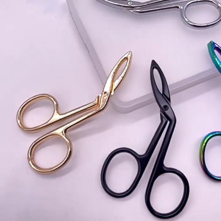 Eyebrow Tweezers Hair Tweezer Stainless Steel Slant Tip and Pointed