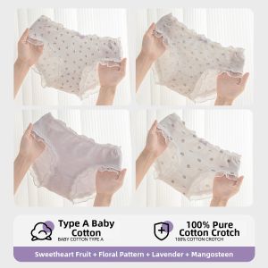 COSMO LADY | Antibacterial Breathable Womens Cotton Underwear