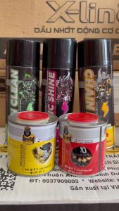 Hàng Chính Hãng - Combo Rửa sên Dưỡng sên & Phục hồi nhựa Sprayking kèm bàn chải vệ sinh sên