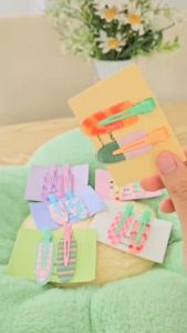 พร้อมส่ง⚡ มีเก็บเงินปลายทาง💸 สุ่มคละแบบ📢 กิ๊บติดผม สไตล์เกาหลี กิ๊บเตารีด (ราคาต่อ 1 ชิ้น) : Do hight