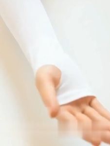 Let's Slim ปลอกแขนแบบยาว กันแดด รังสียูวี ผ้ายืดหยุ่นสูง รูปร่างสูง คุณภาพและปลอกแขน