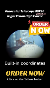 COD Cepat BC-BR-07 Teleskop 80x80 Teropong Binocular Outdoor Magnification Jarak Jauh Malam  13000M