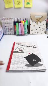 Tập Vở Sinh Viên B5 Vibook Monokuroboo Giấy Láng Mịn Viết Êm Tay Tạo Nét Chữ Đẹp