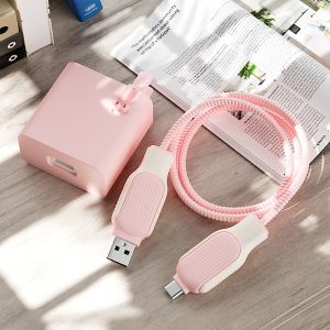 เคสป้องกันสายชาร์จ Huawei Honor 50/70/80 Mate60/66W ป้องกันการพับ ซ่อมแซม สายชาร์จแบบอเนกประสงค์ สายเคเบิลแบบอเนกประสงค์