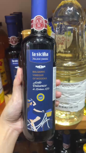 Date 05/29  Giấm Balsamic Modena La Sicilia Ý 500ml - Balsamic Vinegar of Modena