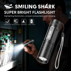 SMILING SHARK | SMILING SHARK Mini Flashlight Rechargeable LED Small Torch Light 3Mode Pocket Light Small Convenient SD5004
