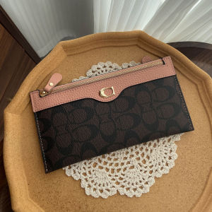 Ultra-Thin Long Womens Wallet Practical Zipper Handbag Luxury Small Luxury Trend Spring Autumn Seasonal Fashion Wallet