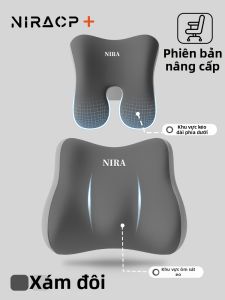 NIRA | Gối Hỗ Trợ Đốt Sống và Đầu Thiết Kế Ergonomic cho Văn Phòng