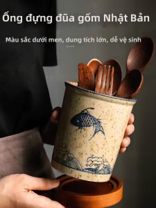 Hộp Đựng Đũa Sứ Phong Cách Nhật Dung Lượng Lớn