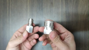 Bộ 4 Đầu Nối Nhanh 3/8 Inch NPT Inox – Ren Trong/Ngoài Đầu Đực & Cái Cho Máy Rửa Xe Áp Lực Cao
