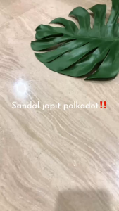 Sandal Jepit Sun Swallow Polkadot Wanita / Sandal Swallow