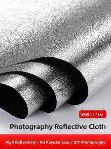 SUBEN | Thick Photography Reflective Fabric Foldable Silver Background Reflector