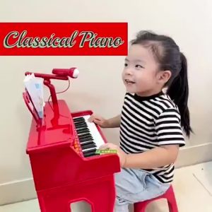 MINSINE Kids Educational Piano with Chair and Microphone - High-Quality Music Learning Instrument for Children 32 Keys