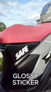 SAFE Stickers for Motorcycle Sticker Waterproof Motor Helmet Sticker Hologram Vinyl Stikerss Motorcycle Decals