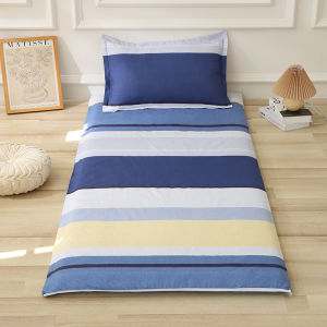 Túi Đệm Giường Đơn Có Thể Tháo Rời Bao Bọc Toàn Bộ Dùng Cho Ký Túc Xá Giường Đơn Chất Liệu Polyester Thiết Kế Hình Học Phong Cách Hiện Đại Đơn Giản