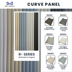 SMJ Ser-H Fluted Wall Panel WPC Panel Wall Panel Fluted Wall Panel PVC Fluted Panel Wall Panel Board Wall