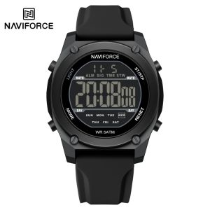 Naviforce | NAVIFORCE Mens Electronic Watch Digital Sports Watch Countdown Alarm Clock 5ATM Waterproof LED Backlight Mens Digital Watch