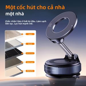 360 °   Giá Đỡ Điện Thoại Từ Tính Xoay Đa Năng Trên Ô Tô Gắn Kính Bảng Điều Khiển Đa Chức Năng Dùng Được Cho Nhiều Loại Xe