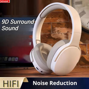 9D Surround Sound Wireless Bluetooth Headphones Deep Bass Headset Sports Gaming Earphones Noise reduction Music Player In HD Mic