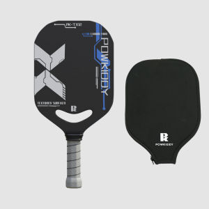 Pickleball Paddle T700 Carbon Fiber Racket with Aero Throat 14MM Polypropylene Honeycomb Core Textured Carbon Grit Surface!